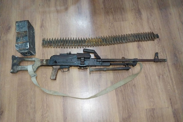 Tərtərdə pulemyot və 89 ədəd patron aşkarlanıb